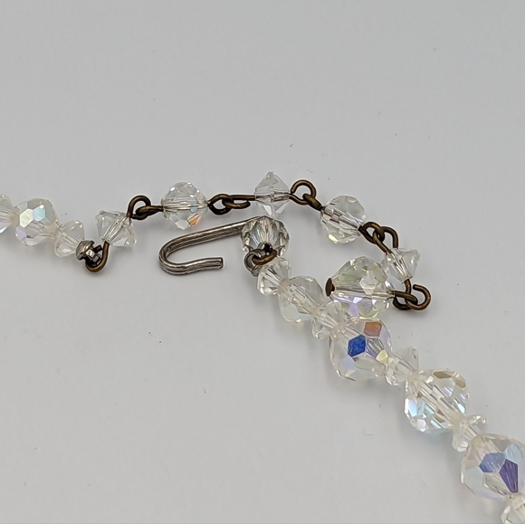 Sparkly Vintage Four piece set of Aurora Borealis Glass Beaded jewelry - Picture 13 of 16